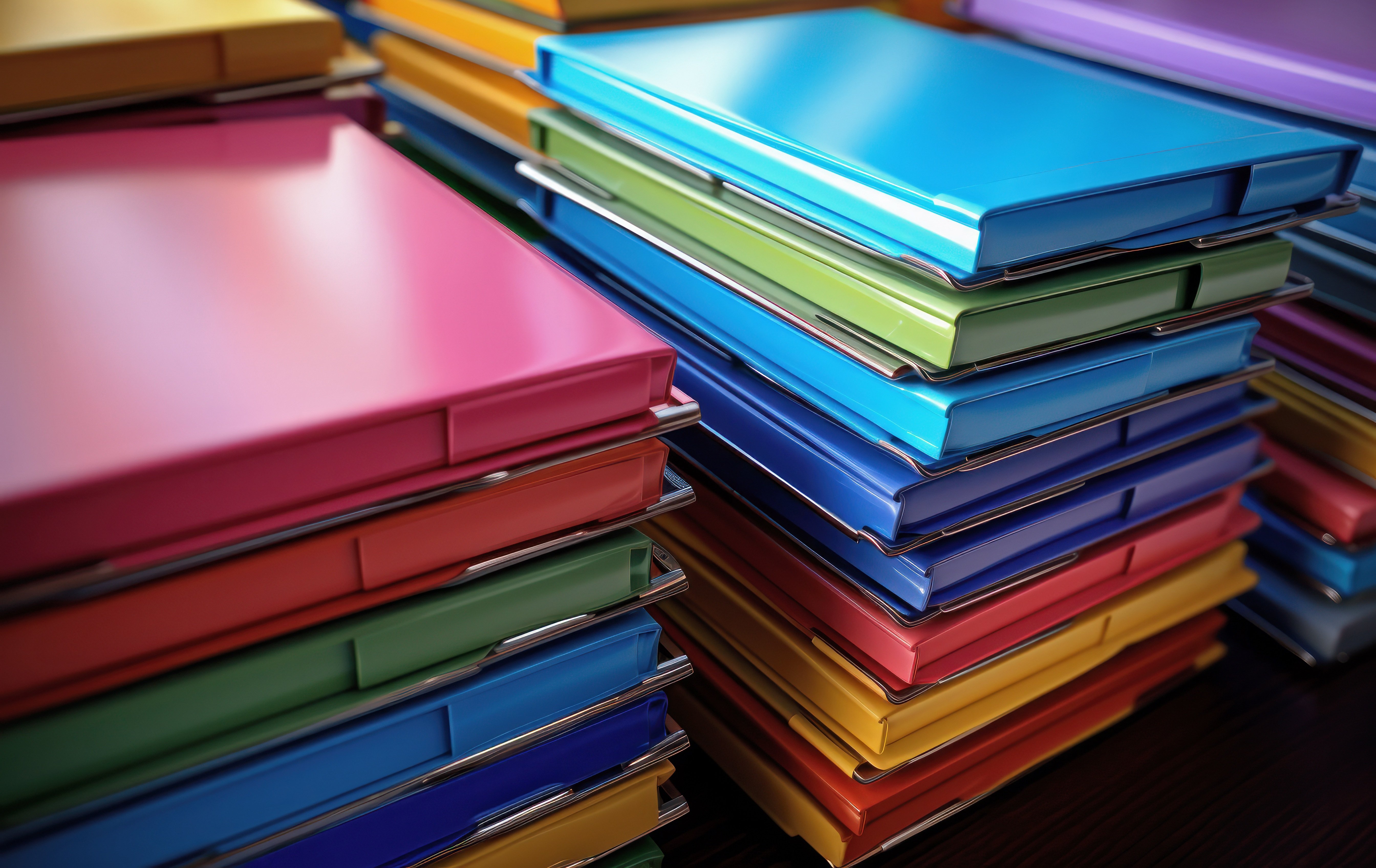 Piles to work do to in a busy office