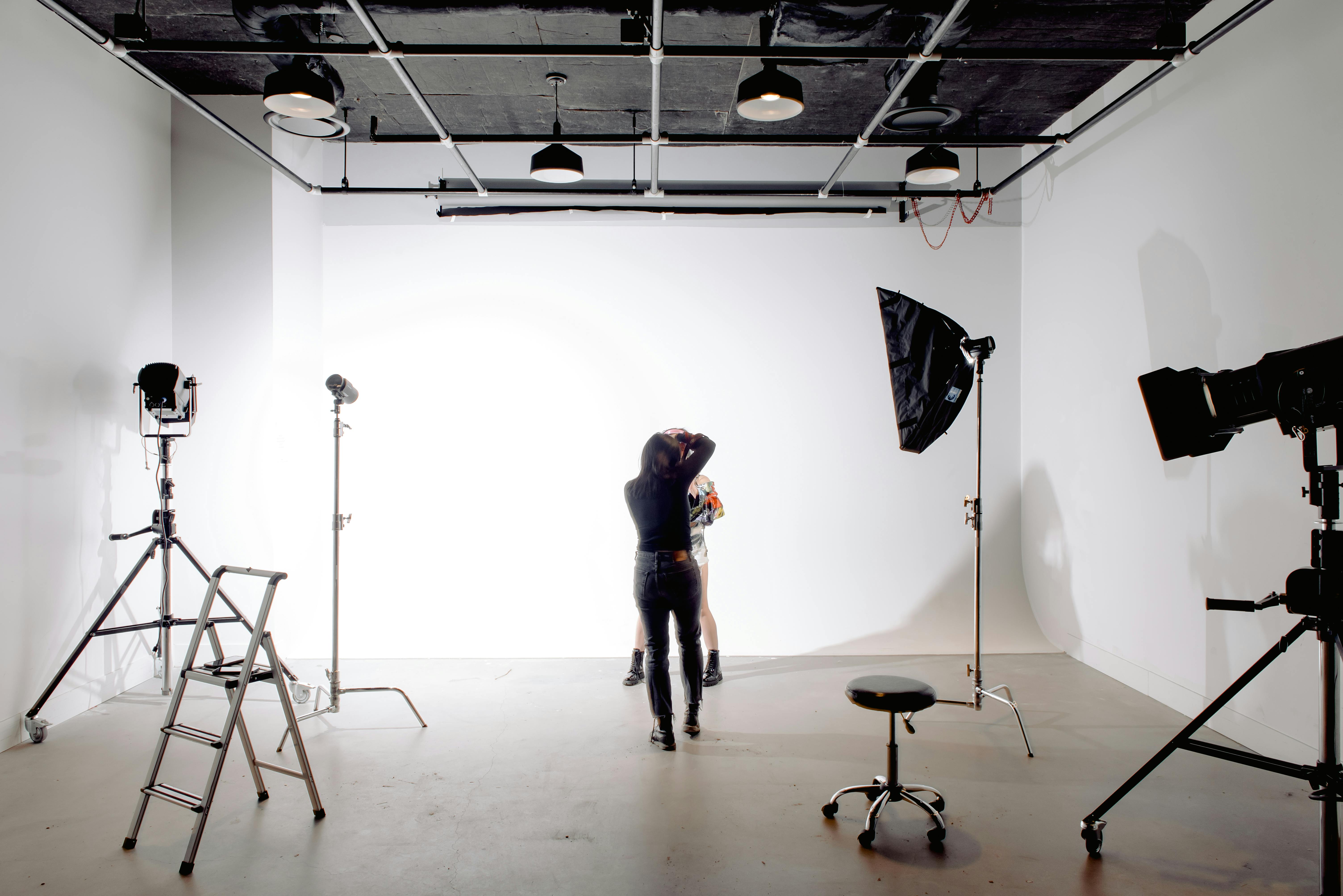 A professional headshot session